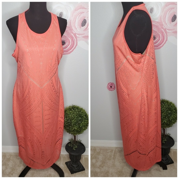 Mossimo Coral Sleeveless Maxi Dress - Picture 3 of 8